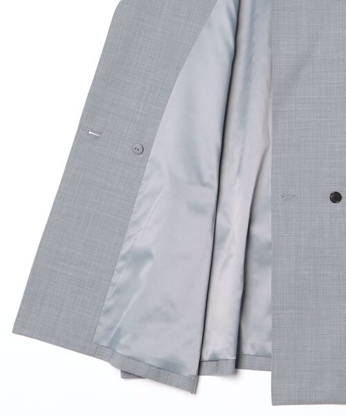 COMME CA(コムサ)の「〔 TALLサイズ 〕 【セットアップ対応】2WAYストレッチトロ ジレ(ベスト・レディース・グレー・15号)」の3枚目の写真