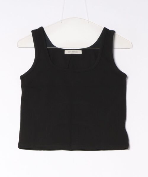 Didot.showroom（ディドット ショールーム）の「スクエアラウンドボックスタンク（タンクトップ・レディース・レッド/ブラック/グレー/ペールイエロー/アイボリー・FREE）」の2枚目の写真