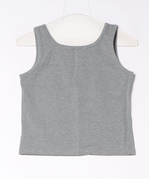 Didot.showroom（ディドット ショールーム）の「スクエアラウンドボックスタンク（タンクトップ・レディース・レッド/ブラック/グレー/ペールイエロー/アイボリー・FREE）」の6枚目の写真