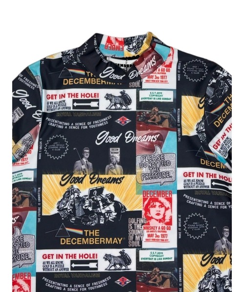 DECEMBERMAY(ディセンバーメイ)の「Good Dreams mockneck shirt(ポロシャツ・メンズ・ネイビー/ブラック・X-LARGE/LARGE/MEDIUM)」の7枚目の写真