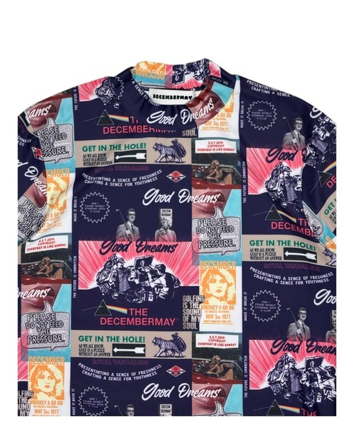 DECEMBERMAY(ディセンバーメイ)の「Good Dreams mockneck shirt(ポロシャツ・メンズ・ネイビー/ブラック・X-LARGE/LARGE/MEDIUM)」の10枚目の写真