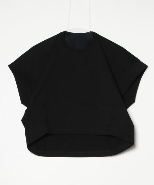 【新品タグ付】H BEAUTY&YOUTH レーヨンカットソー 黒 セール/ブランド古着】半袖カットソー（Tシャツ/カットソー）｜H
