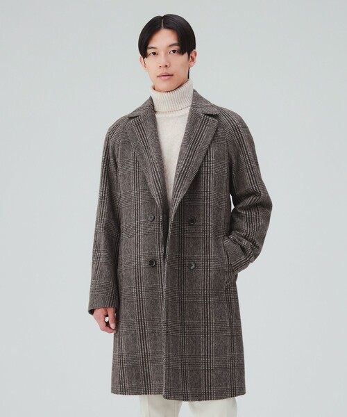 BEAMS HEART(ビームスハート)の「ダブル アルスターコート(チェスターコート・メンズ・ブラウン/グレー・SMALL/MEDIUM/LARGE/X-LARGE)」の2枚目の写真