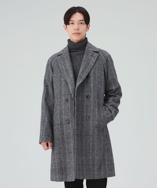BEAMS HEART(ビームスハート)の「ダブル アルスターコート(チェスターコート・メンズ・ブラウン/グレー・SMALL/MEDIUM/LARGE/X-LARGE)」の5枚目の写真
