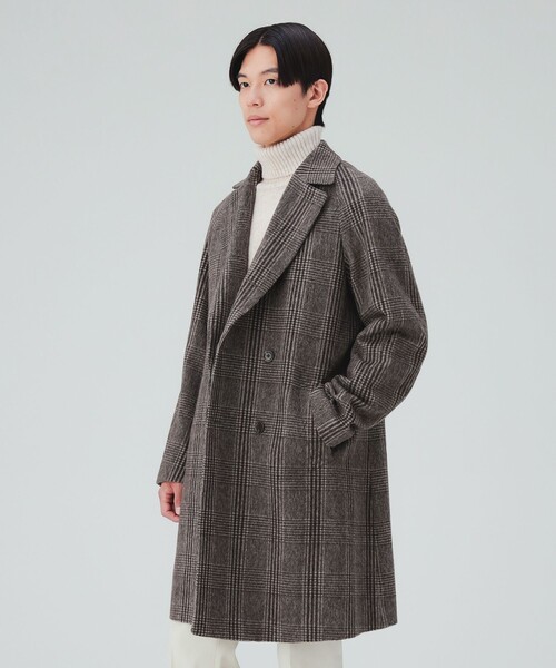 BEAMS HEART(ビームスハート)の「ダブル アルスターコート(チェスターコート・メンズ・ブラウン/グレー・SMALL/MEDIUM/LARGE/X-LARGE)」の15枚目の写真