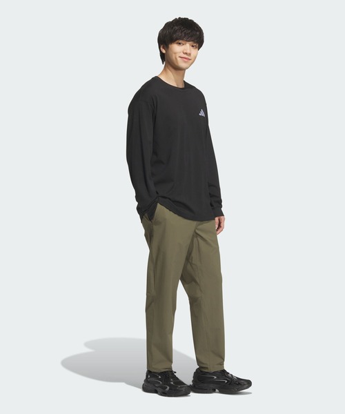 adidas（アディダス）の「M ESS+ ｳｰﾌﾞﾝ ﾊﾟﾝﾂ / アディダス adidas（スウェットパンツ・メンズ・カーキ・3XL/XX-LARGE/MEDIUM/LARGE/X-LARGE/SMALL/X-SMALL）」の3枚目の写真
