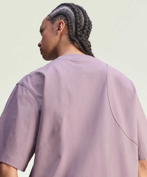 adidas by Stella McCartney(アディダスバイステラマッカートニー)の「adidas by Stella McCartney ルーズ 半袖Tシャツ【adidas by Stella McCartney】 / アディダス adidas(Tシャツ/カットソー・レディース・パープル・X-SMALL/3XL/XX-LARGE/LARGE/MEDIUM/X-LARGE/SMALL)」の3枚目の写真