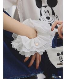 MICKEY MOUSE（ミッキーマウス）の「【Disney】ミッキーマウス/刺繍シュシュ（シュシュ）」
