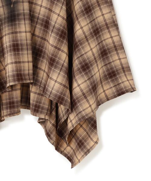 L.H.P(エルエイチピー)の「MAVYTH/メヴィス/TROMPEIL CHECK SKIRT(スカート・レディース・ブラック/ベージュ・S/M)」の12枚目の写真
