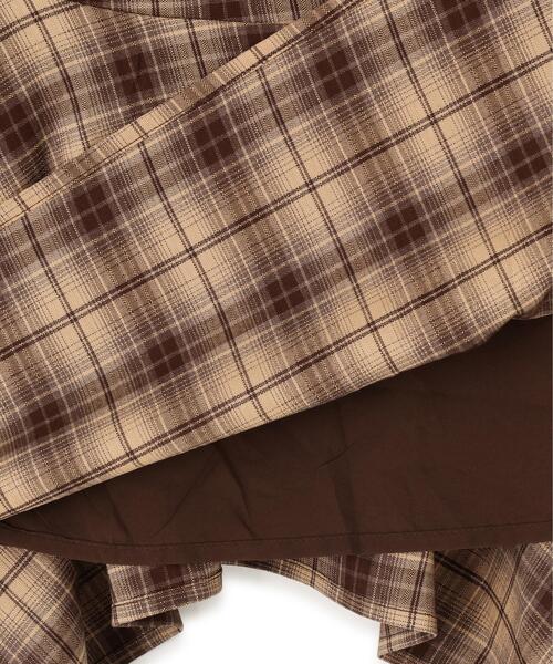 L.H.P(エルエイチピー)の「MAVYTH/メヴィス/TROMPEIL CHECK SKIRT(スカート・レディース・ブラック/ベージュ・S/M)」の17枚目の写真