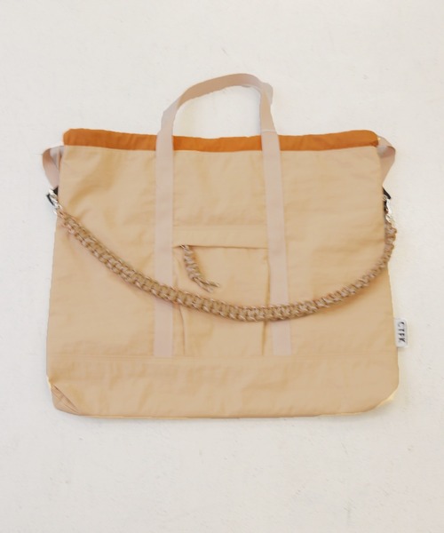 cheriella(シェリエラ)の「【cheriella】CONTROL FREAK / CTFK(コントロールフリーク)/撥水ナイロンコードチェーン3WAYトートバッグ NYLON CORD CHAIN 3WAY TOTE BAG(ショルダーバッグ・レディース・ブラック/ベージュ・FREE)」の10枚目の写真