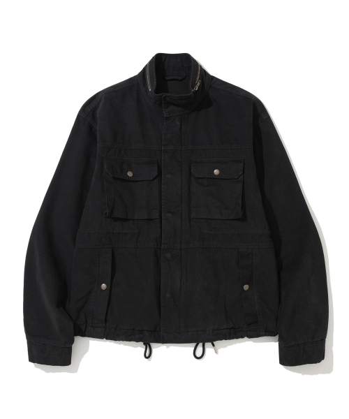 SIIIIDO(シド)の「KIKUO FIELD JACKET(BLACK)(ミリタリージャケット・メンズ・その他・2/4/3)」の2枚目の写真
