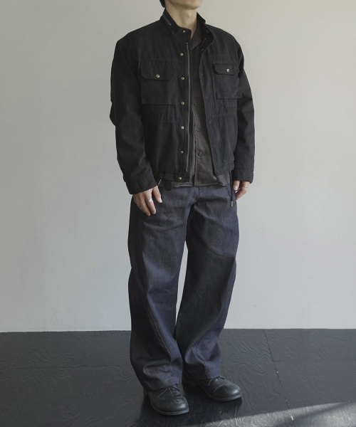 SIIIIDO(シド)の「KIKUO FIELD JACKET(BLACK)(ミリタリージャケット・メンズ・その他・2/4/3)」の5枚目の写真