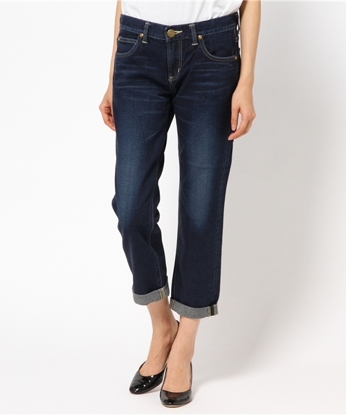 Lee(リー)の「Lee / スリムテーパード デニム(デニムパンツ・レディース・ブルー/インディゴブルー・X-SMALL/MEDIUM/SMALL)」の2枚目の写真