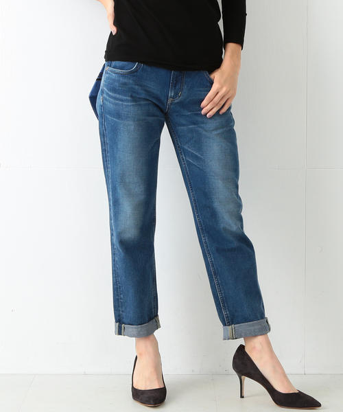 Lee(リー)の「Lee / スリムテーパード デニム(デニムパンツ・レディース・ブルー/インディゴブルー・X-SMALL/MEDIUM/SMALL)」の3枚目の写真