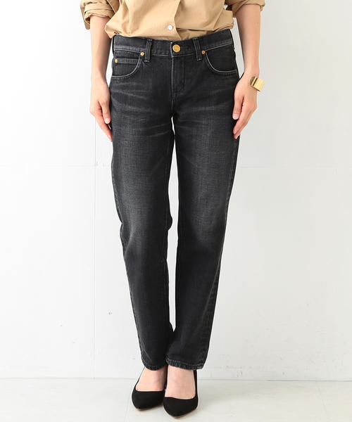 Lee(リー)の「Lee / スリムテーパード デニム(デニムパンツ・レディース・ブルー/インディゴブルー・X-SMALL/MEDIUM/SMALL)」の7枚目の写真