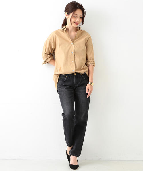 Lee(リー)の「Lee / スリムテーパード デニム(デニムパンツ・レディース・ブルー/インディゴブルー・X-SMALL/MEDIUM/SMALL)」の12枚目の写真