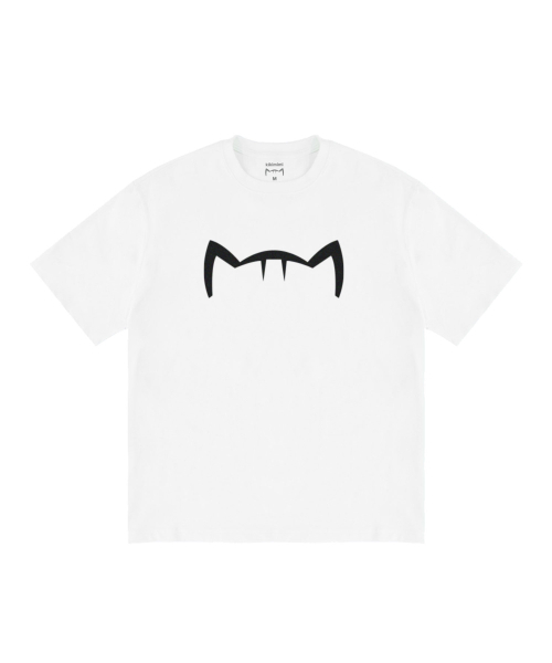 KIKIMIMI(キキミミ)の「ベーシックキティビッグロゴTシャツ(ホワイト)(Tシャツ/カットソー・レディース・ホワイト・SMALL/MEDIUM/LARGE)」の2枚目の写真