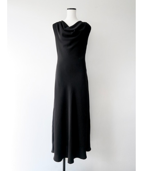celon(セロン)の「elegant drape maxi dress(ドレス・レディース・ブラック・FREE)」の15枚目の写真