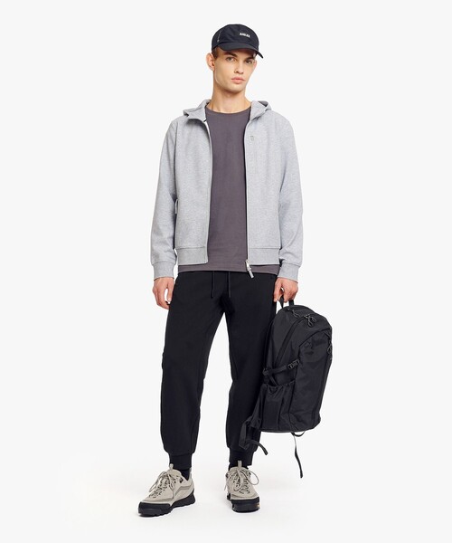 AIGLE(エーグル)の「UVカット フルジップ スウェットパーカー(セットアップ対応)(パーカー・メンズ・ブラック/ヘザーグレー・L/M/XS/XL/S)」の3枚目の写真