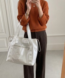 Liaa/メタリックシャイニー 巾着 トートバッグ A18852