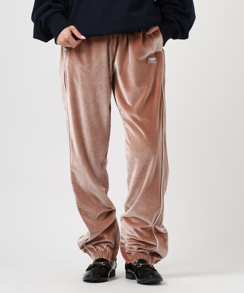 PRO CLUB (プロクラブ)の「PRO CLUB VELOUR TRACK PANT サイドラインベロアトラックパンツ セットアップ可(その他パンツ・メンズ・ブラック/ピンク/シルバー/ネイビー・M/S/2XL/3XL/XS/XL/L)」の3枚目の写真