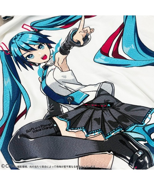 SILVER BULLET(シルバーバレット)の「『HATSUNE MIKU /初音ミク』ミクバクオンパーカー【Z】(パーカー・メンズ・ブラック/ホワイト・M/XL/L)」の12枚目の写真