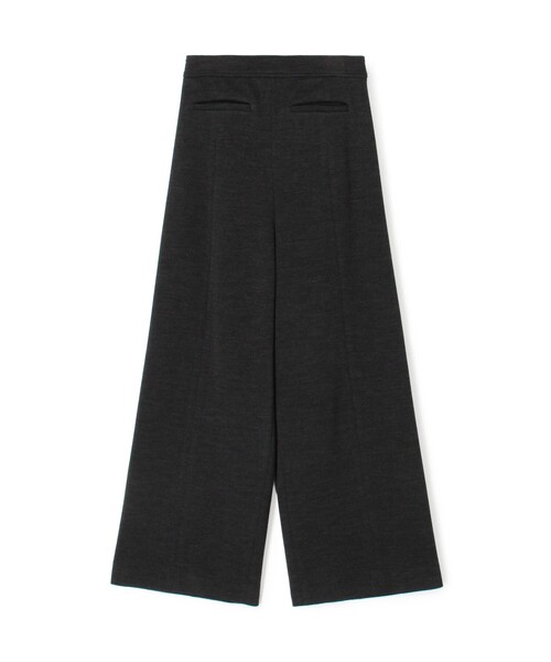 BACCA(バッカ)の「【WEB先行予約】ミラノリブ ワイドパンツ(その他パンツ・レディース・チャコールグレー・34/36)」の1枚目の写真