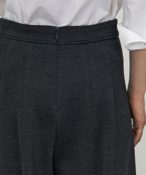 BACCA(バッカ)の「【WEB先行予約】ミラノリブ ワイドパンツ(その他パンツ・レディース・チャコールグレー・34/36)」の3枚目の写真