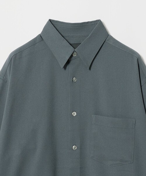 green label relaxing（グリーンレーベルリラクシング）の「【WEB限定】JUST fit ウールライク リラックス 長袖 シャツ（シャツ/ブラウス・メンズ・ブラック/ダークグリーン・XL/M/L/S）」の12枚目の写真