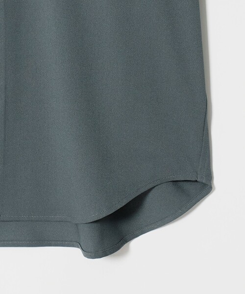 green label relaxing（グリーンレーベルリラクシング）の「【WEB限定】JUST fit ウールライク リラックス 長袖 シャツ（シャツ/ブラウス・メンズ・ブラック/ダークグリーン・XL/M/L/S）」の14枚目の写真
