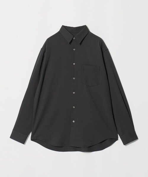 green label relaxing（グリーンレーベルリラクシング）の「【WEB限定】JUST fit ウールライク リラックス 長袖 シャツ（シャツ/ブラウス・メンズ・ブラック/ダークグリーン・XL/M/L/S）」の20枚目の写真