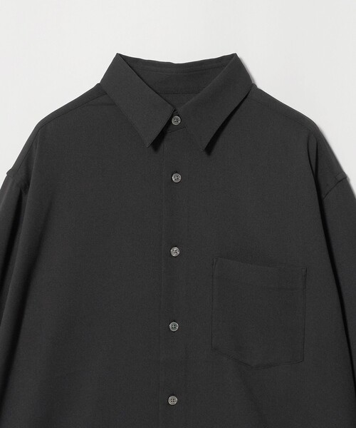 green label relaxing（グリーンレーベルリラクシング）の「【WEB限定】JUST fit ウールライク リラックス 長袖 シャツ（シャツ/ブラウス・メンズ・ブラック/ダークグリーン・XL/M/L/S）」の19枚目の写真