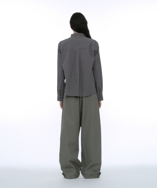 PARTIMENTO WOMEN(パルティメントウィメン)の「PWC クラシックチェックシャツ_チャコール(シャツ/ブラウス・レディース・その他・REGULAR/FREE)」の4枚目の写真