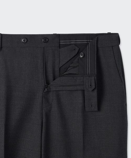 MUSINSA STANDARD（ムシンサスタンダード）の「[プラス] ストレートウールスラックス [チャコールグレー]（スラックス・メンズ・その他・28/36/38/29/30/31/32/33/34）」の5枚目の写真