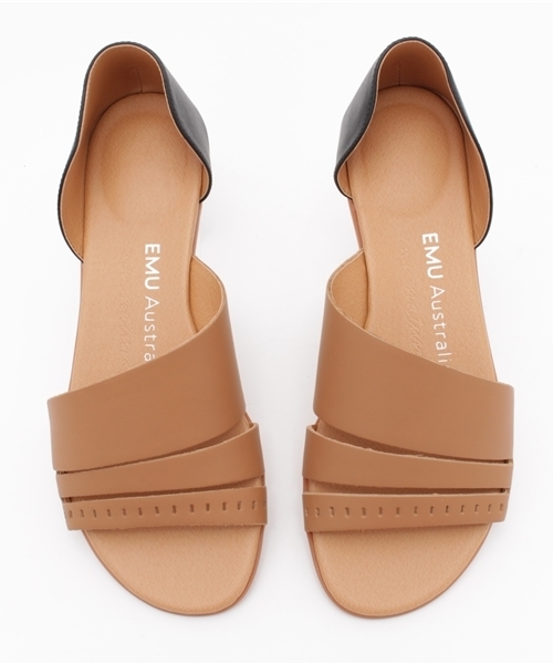 EMU Australia（エミューオーストラリア）の「Ibis　エミュ　サンダル（サンダル・レディース・ブラウン/タン/ブラック/シルバー×ブラック/ピンクゴールド・7/6/5/8/9）」の9枚目の写真