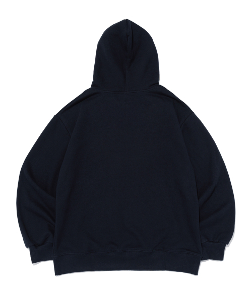 BERNI（ベルニ）の「[起毛/ノン起毛] (BERNI X ROA) ロゴ入りフーディー (ネイビー)（パーカー・レディース・その他・SMALL/MEDIUM/LARGE/X-LARGE/S/M/L/XL）」の2枚目の写真