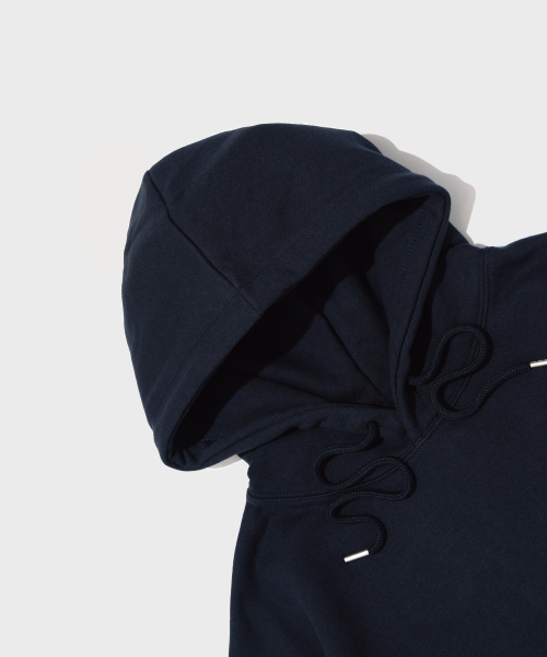 BERNI（ベルニ）の「[起毛/ノン起毛] (BERNI X ROA) ロゴ入りフーディー (ネイビー)（パーカー・レディース・その他・SMALL/MEDIUM/LARGE/X-LARGE/S/M/L/XL）」の3枚目の写真