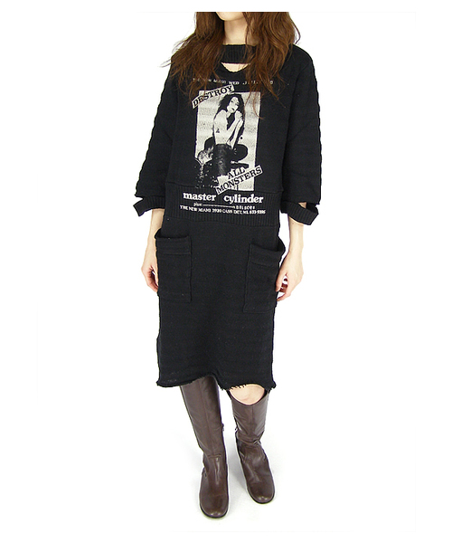 ヒステリックグラマー ワンピース　DETROY ALL MONSTERS HYSTERIC GLAMOUR / ヒステリックグラマー | DESTROY ALL