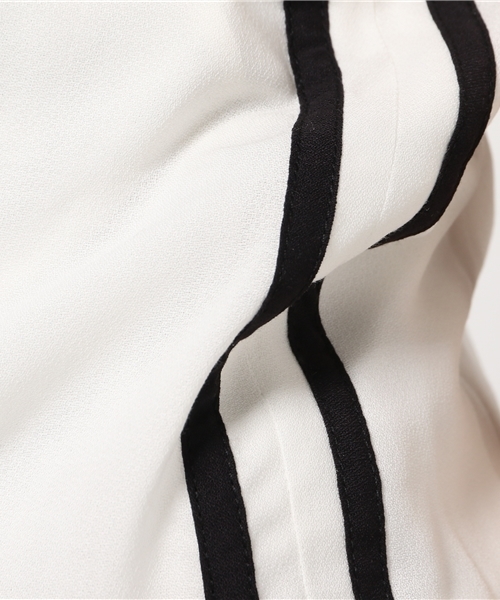 MOUSSY（マウジー）の「PIPING CAMI OP/F（ワンピース・レディース・ブラック/ホワイト・FREE）」の8枚目の写真