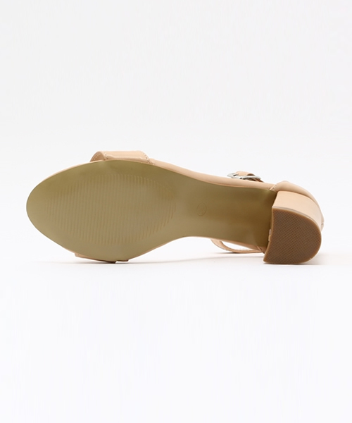 PLAIN CLOTHING（プレーンクロージング）の「アンクルストラップヒールサンダル 【SELECTED FOR PLAIN CLOTHING】（サンダル・レディース・ブラック/ホワイト/ベージュ・37/36/39/35/38）」の11枚目の写真