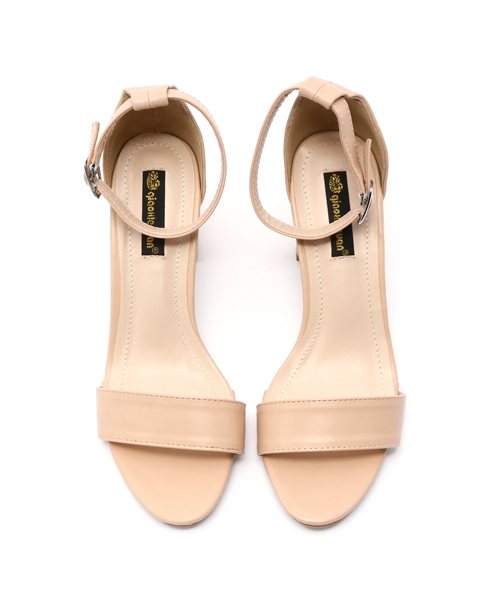 PLAIN CLOTHING（プレーンクロージング）の「アンクルストラップヒールサンダル 【SELECTED FOR PLAIN CLOTHING】（サンダル・レディース・ブラック/ホワイト/ベージュ・37/36/39/35/38）」の16枚目の写真