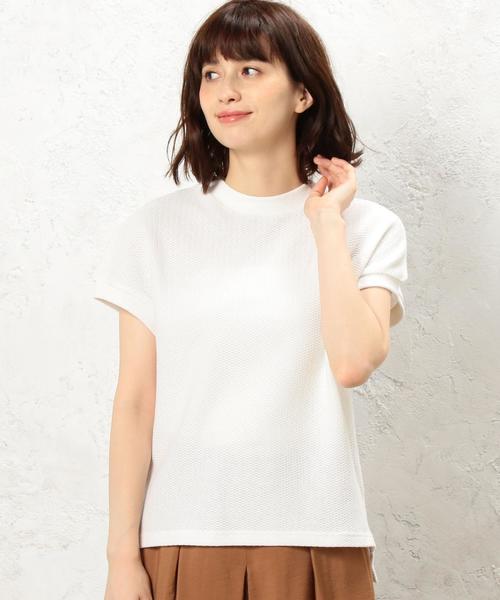 green label relaxing（グリーンレーベルリラクシング）の「CF ラッセル N/S POカットソー◆（Tシャツ/カットソー・レディース・オフホワイト/ネイビー/ワインレッド・FREE）」の2枚目の写真