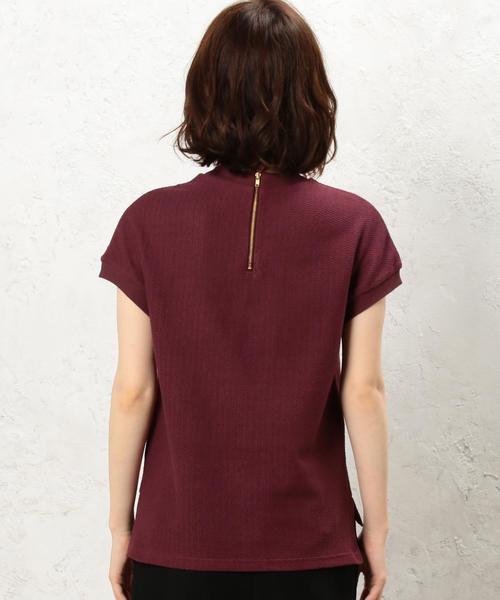 green label relaxing（グリーンレーベルリラクシング）の「CF ラッセル N/S POカットソー◆（Tシャツ/カットソー・レディース・オフホワイト/ネイビー/ワインレッド・FREE）」の4枚目の写真