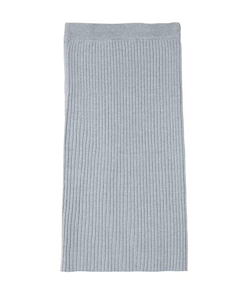 LAYMEE（レイミー）の「Citra knit skirt / シトラニットスカート（スカート・レディース・杢グレー/ブルー/ホワイト/ブラック・FREE）」の8枚目の写真