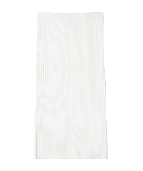 LAYMEE（レイミー）の「Citra knit skirt / シトラニットスカート（スカート・レディース・杢グレー/ブルー/ホワイト/ブラック・FREE）」の9枚目の写真