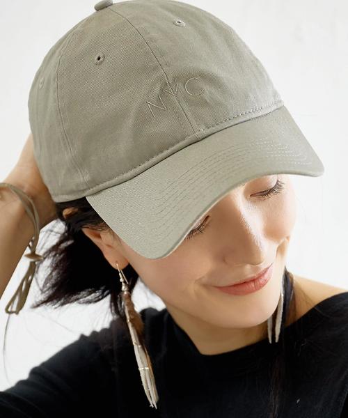 NEW ERA（ニューエラ）の「[別注][ニューエラ]NEW ERA NYC CB キャップ（キャップ・レディース・ホワイト/ブラック/ネイビー/ライトグレー/グレー・FREE）」の4枚目の写真