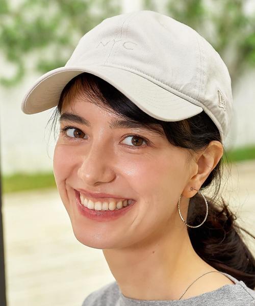 NEW ERA（ニューエラ）の「[別注][ニューエラ]NEW ERA NYC CB キャップ（キャップ・レディース・ホワイト/ブラック/ネイビー/ライトグレー/グレー・FREE）」の3枚目の写真