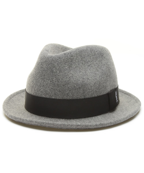 X-girl（エックスガール）の「MANNISH HAT（ハット・レディース・ブラック/アッシュグレー・ONE SIZE）」の2枚目の写真