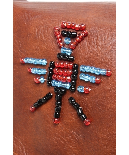 BEAMS BOY（ビームスボーイ）の「BEAMS BOY / ネイティブ ビーズ ショルダー（ショルダーバッグ・レディース・ブラウン/ネイビー・ONE SIZE）」の6枚目の写真